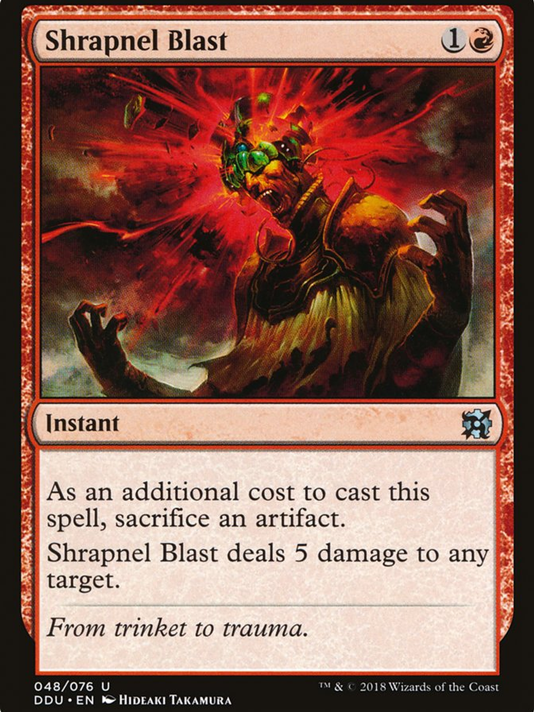Shrapnel Blast (Duel Decks: Elves vs. Inventors) 1