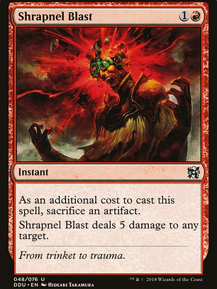 Shrapnel Blast (Duel Decks: Elves vs. Inventors)