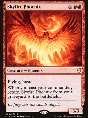 Skyfire Phoenix (Commander 2019)