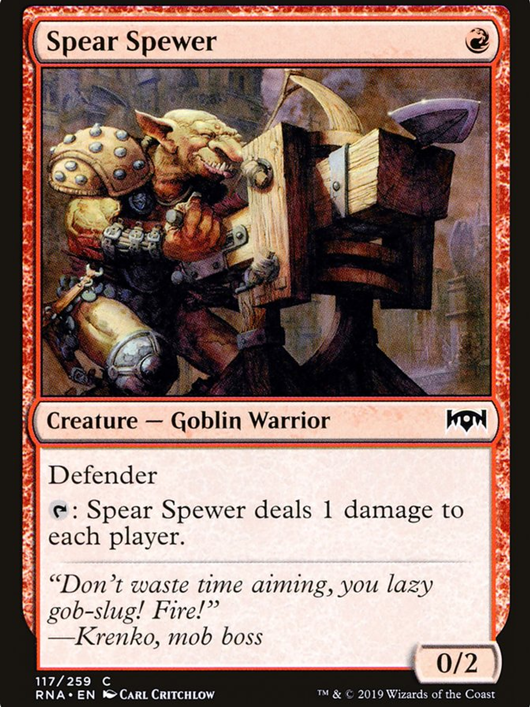 Spear Spewer (Ravnica Allegiance) 1