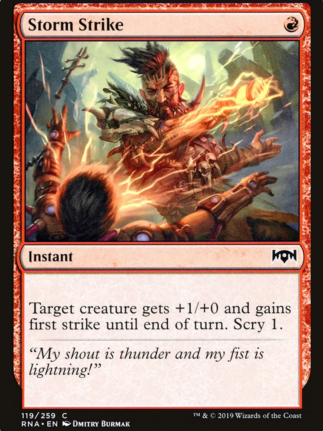 Storm Strike (Ravnica Allegiance) 1