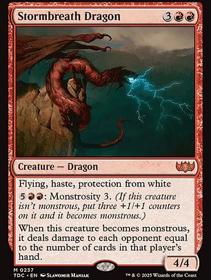 Stormbreath Dragon (Tarkir: Dragonstorm Commander)