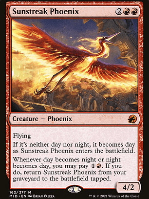 Sunstreak Phoenix (Innistrad: Midnight Hunt)