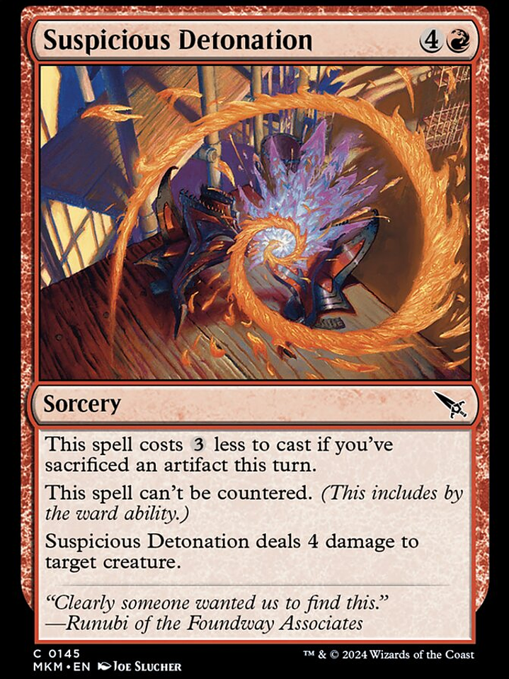 Suspicious Detonation (Murders at Karlov Manor) 1