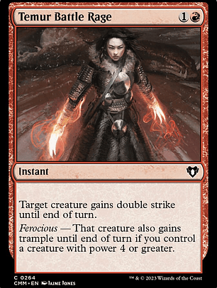 Temur Battle Rage (Commander Masters)