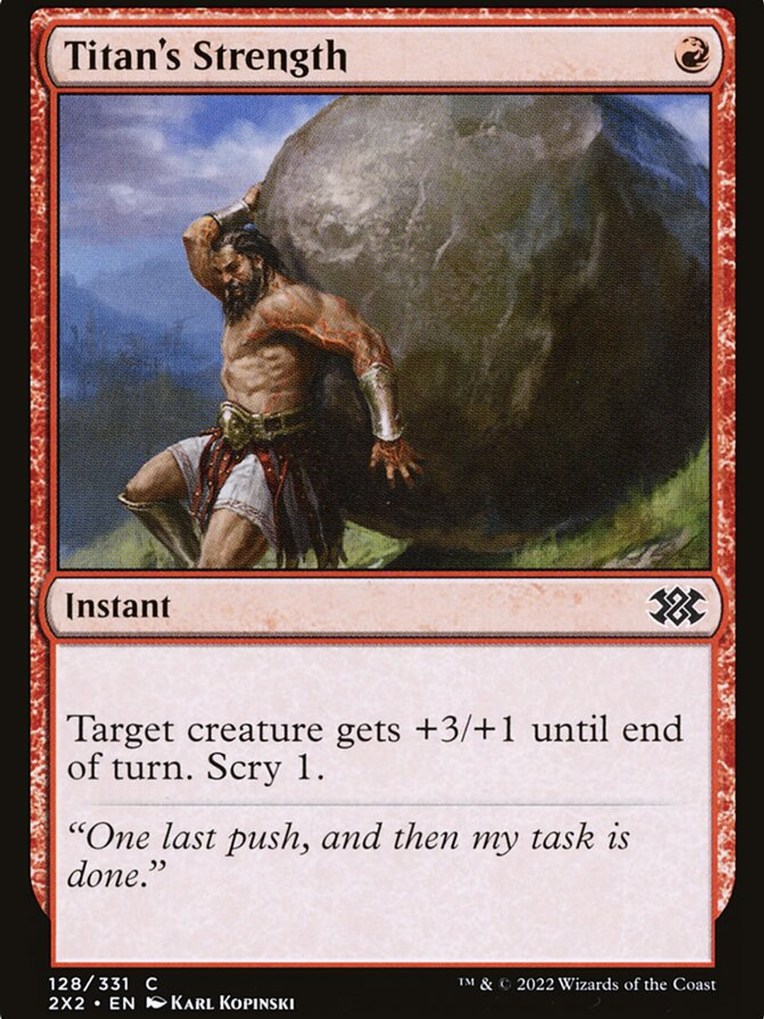 Titan's Strength (Double Masters 2022) 1