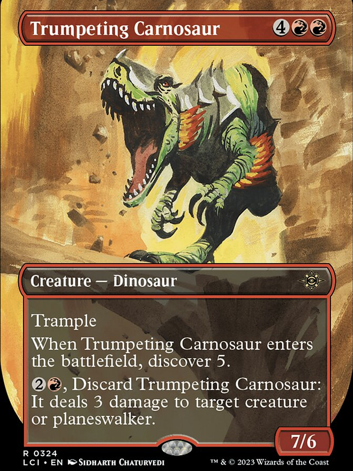 Trumpeting Carnosaur (The Lost Caverns of Ixalan) 1