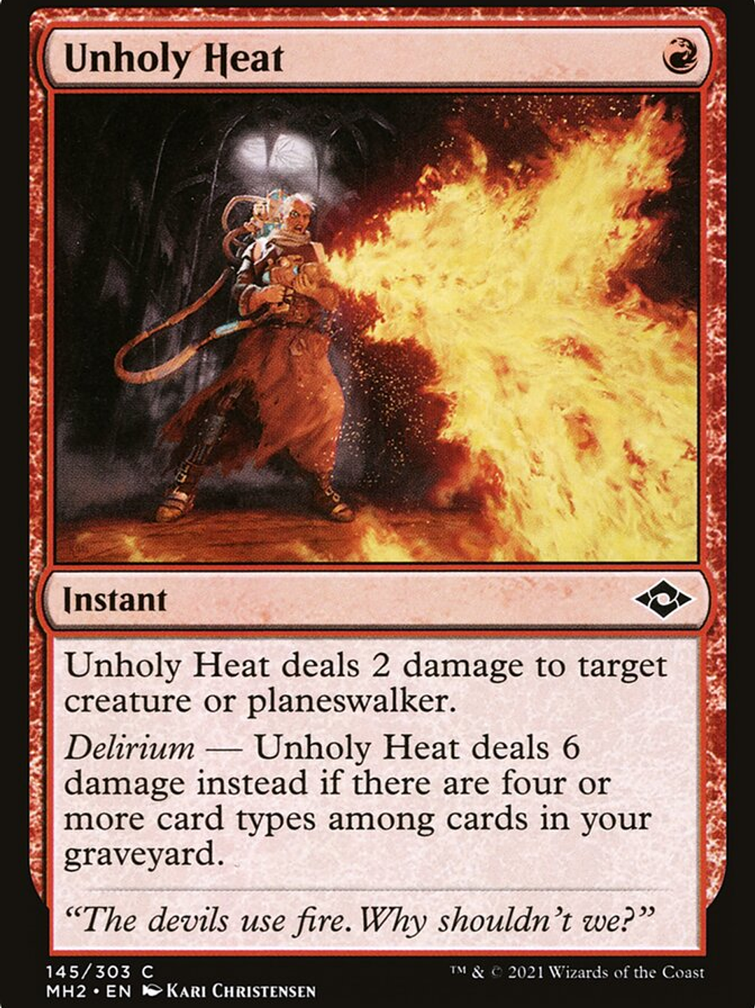 Unholy Heat (Modern Horizons 2) 1