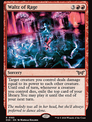 Waltz of Rage (Duskmourn: House of Horror)