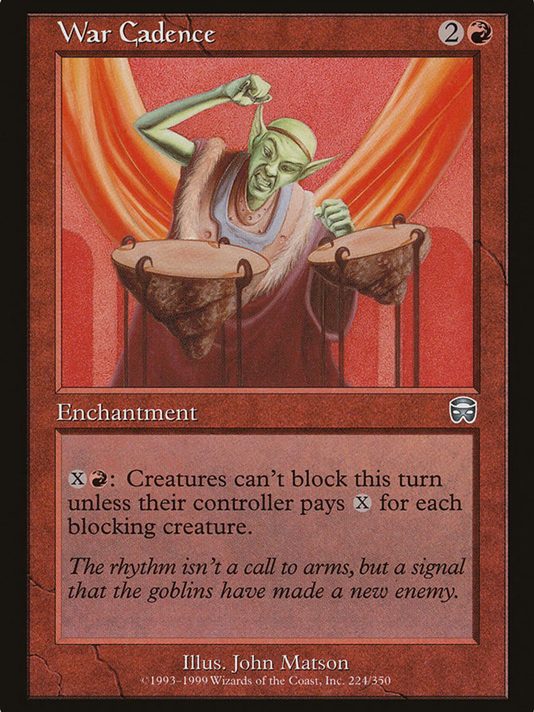 War Cadence (Mercadian Masques) 1