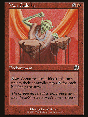 War Cadence (Mercadian Masques)