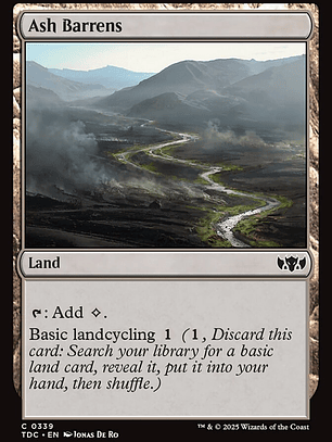 Ash Barrens (Tarkir: Dragonstorm Commander)