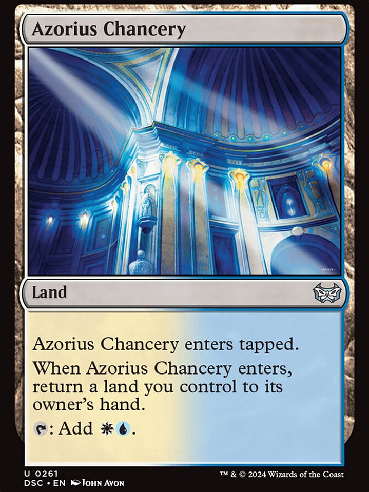 Azorius Chancery (Duskmourn: House of Horror Commander) 1