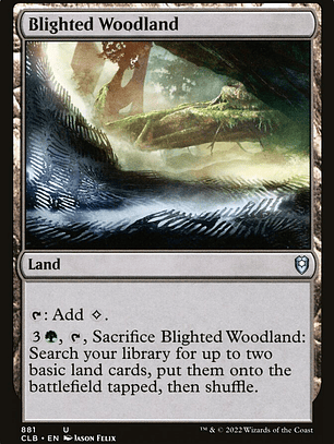 Blighted Woodland (Commander Legends: Battle for Baldur's Gate)
