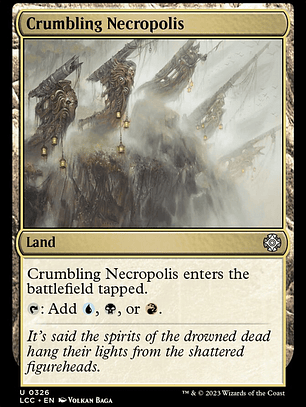 Crumbling Necropolis (The Lost Caverns of Ixalan Commander)
