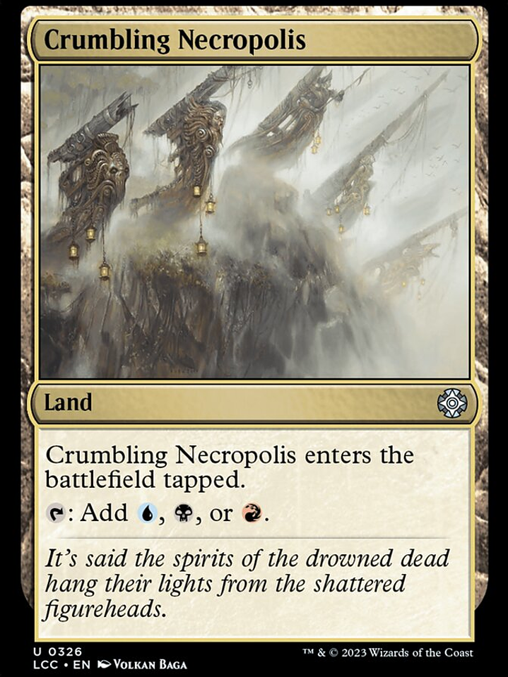 Crumbling Necropolis (The Lost Caverns of Ixalan Commander) 1