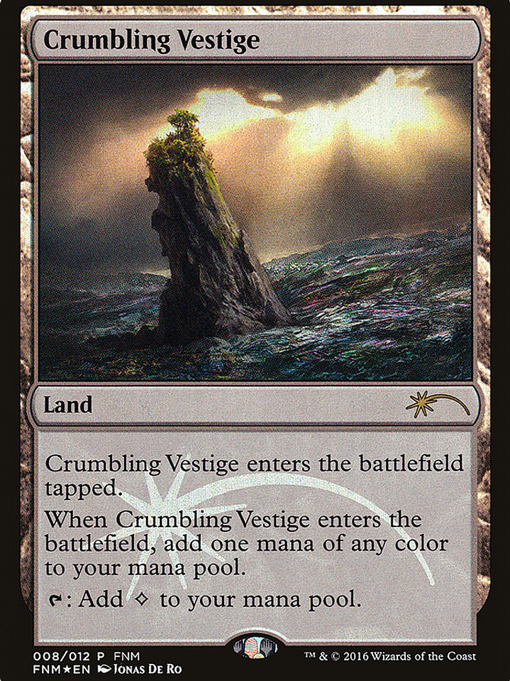 Crumbling Vestige (Friday Night Magic 2016) 1