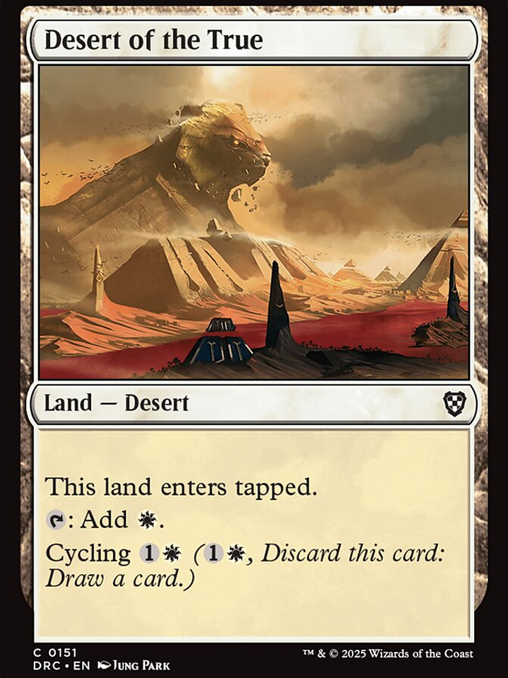 Desert of the True (Aetherdrift Commander) 1
