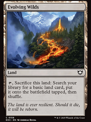 Evolving Wilds (Edge of Eternities Commander)