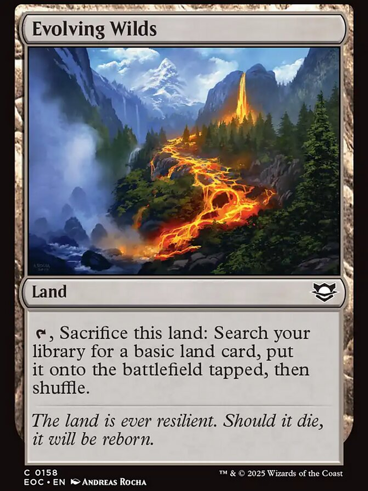 Evolving Wilds (Edge of Eternities Commander) 1