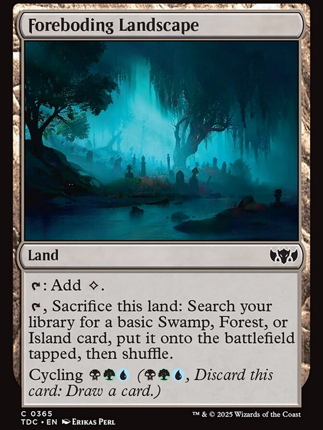 Foreboding Landscape (Tarkir: Dragonstorm Commander) 1