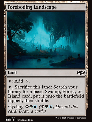 Foreboding Landscape (Tarkir: Dragonstorm Commander)