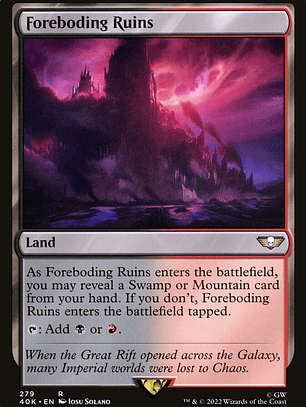 Foreboding Ruins (Warhammer 40,000 Commander)