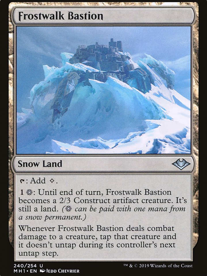 Frostwalk Bastion (Modern Horizons) 1