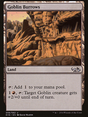 Goblin Burrows (Duel Decks Anthology: Elves vs. Goblins)