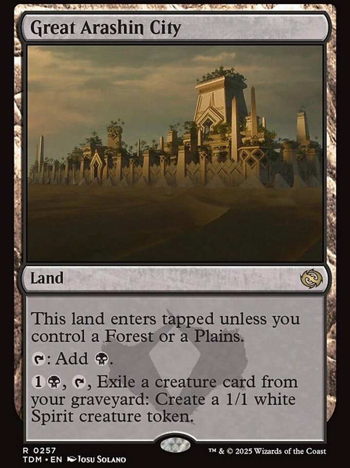 Great Arashin City (Tarkir: Dragonstorm) 1