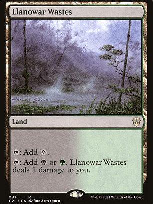 Llanowar Wastes (Commander 2021)