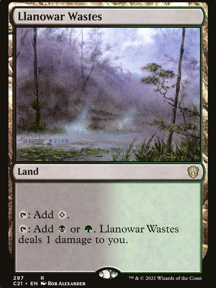 Llanowar Wastes (Commander 2021) 1