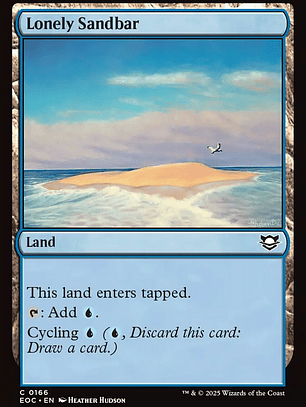 Lonely Sandbar (Edge of Eternities Commander)