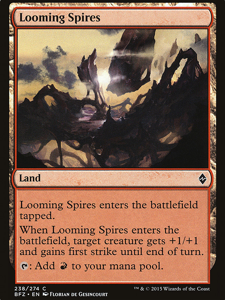 Looming Spires (Battle for Zendikar) 1
