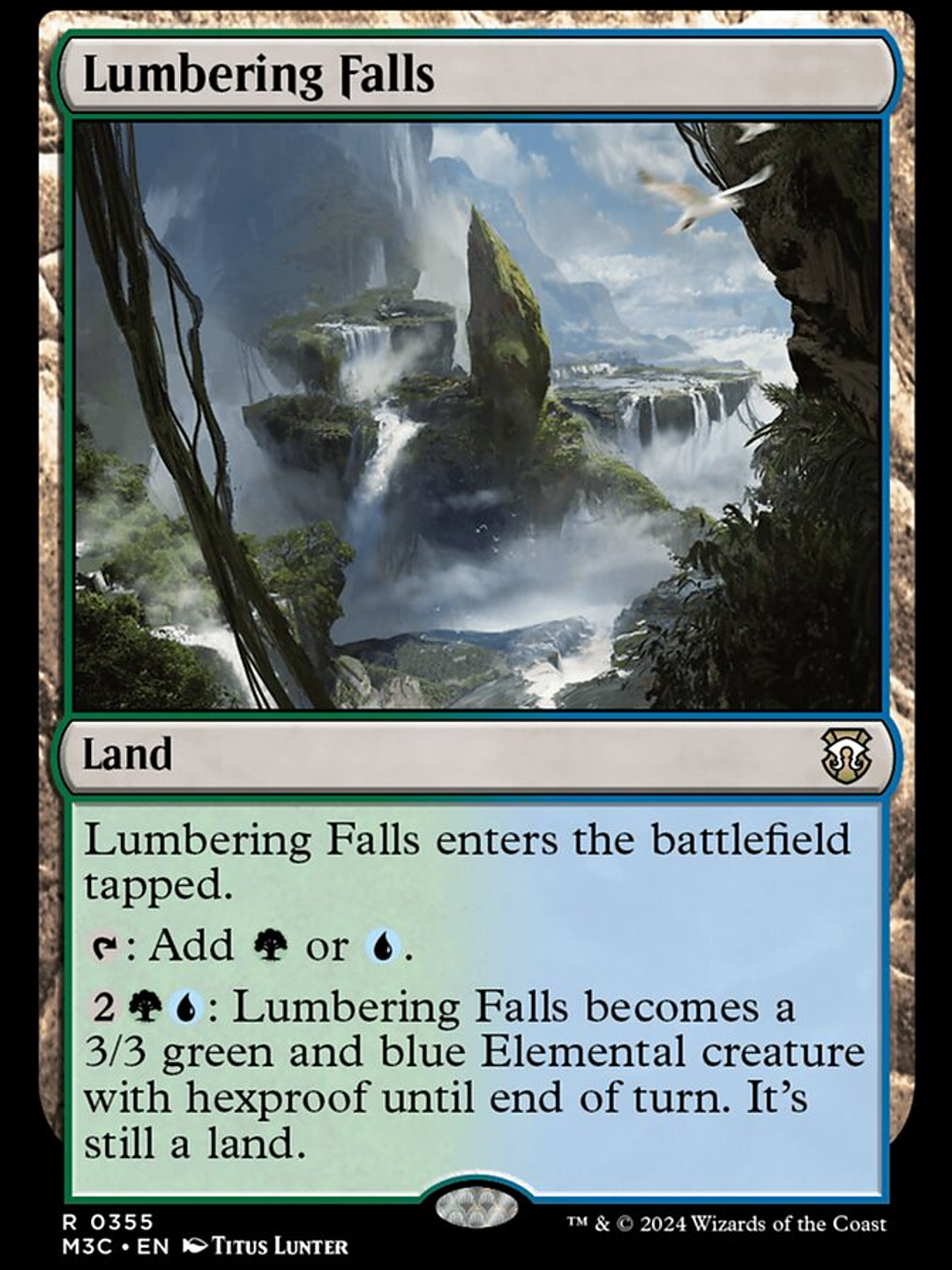 Lumbering Falls (Modern Horizons 3 Commander) 1