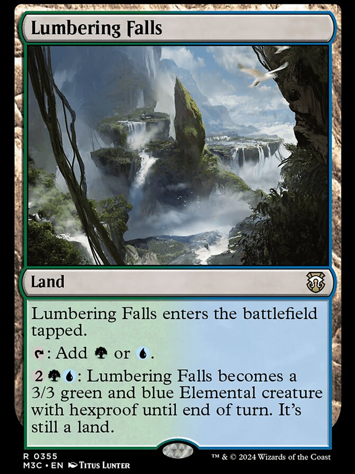 Lumbering Falls (Modern Horizons 3 Commander) 1