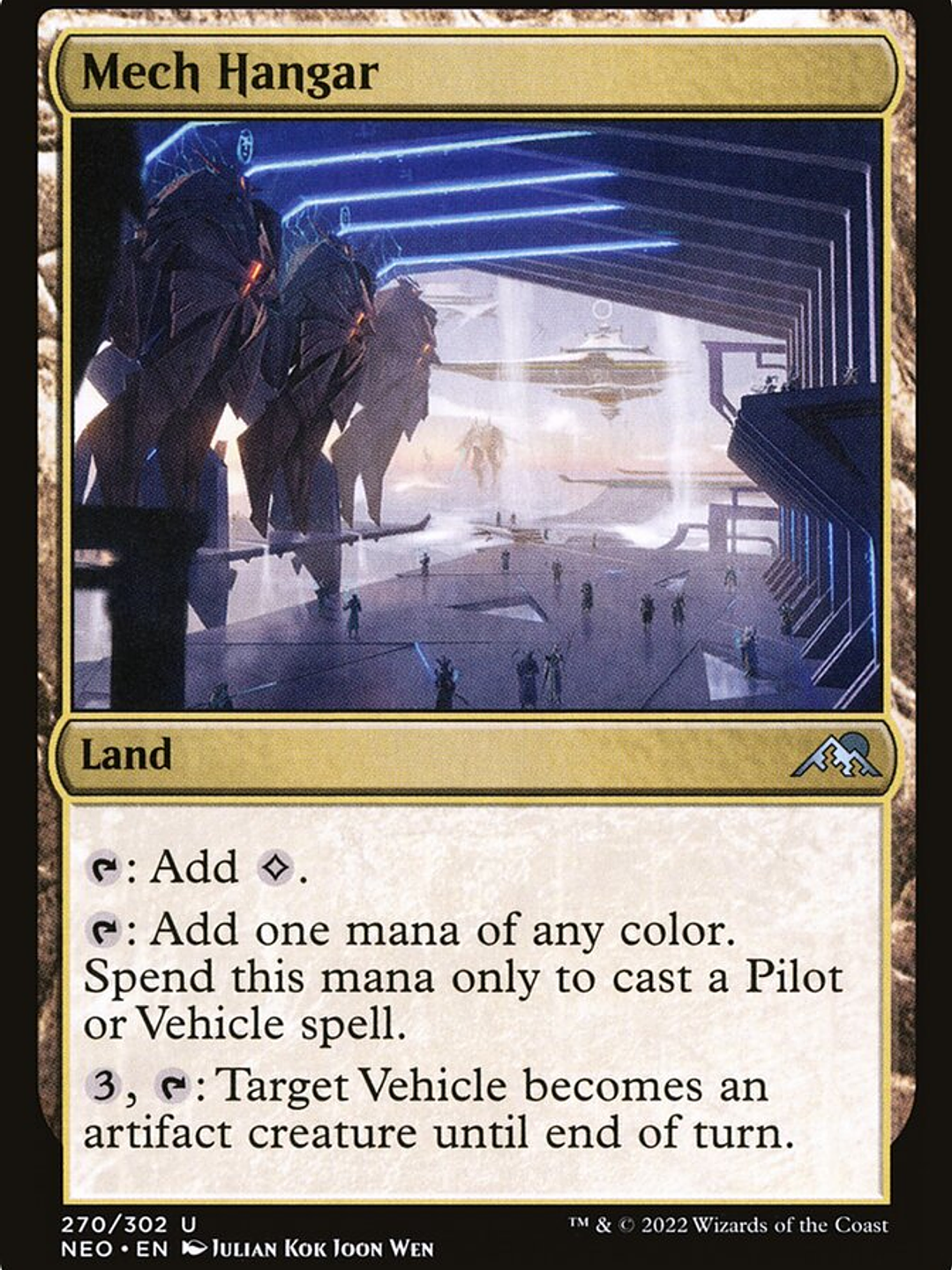 Mech Hangar (Kamigawa: Neon Dynasty) 1