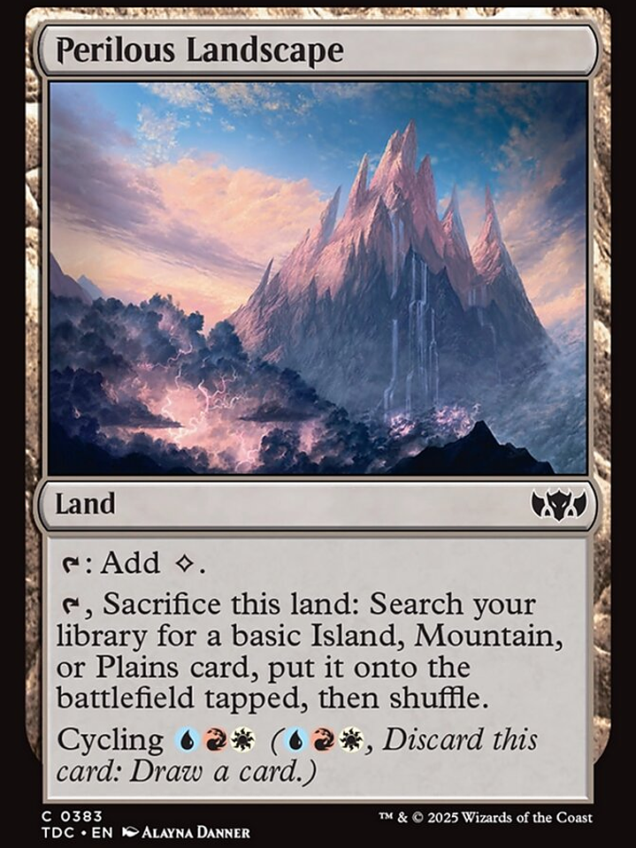 Perilous Landscape (Tarkir: Dragonstorm Commander) 1