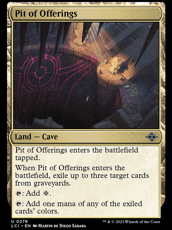 Pit of Offerings (The Lost Caverns of Ixalan) 1