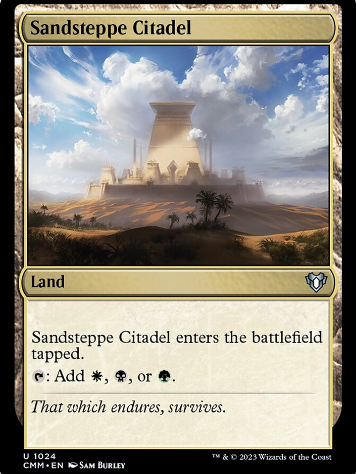 Sandsteppe Citadel (Commander Masters) 1