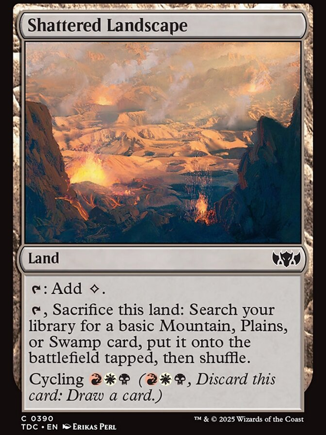 Shattered Landscape (Tarkir: Dragonstorm Commander) 1