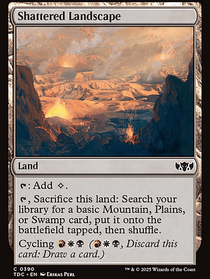 Shattered Landscape (Tarkir: Dragonstorm Commander)