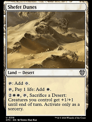 Shefet Dunes (Outlaws of Thunder Junction Commander)