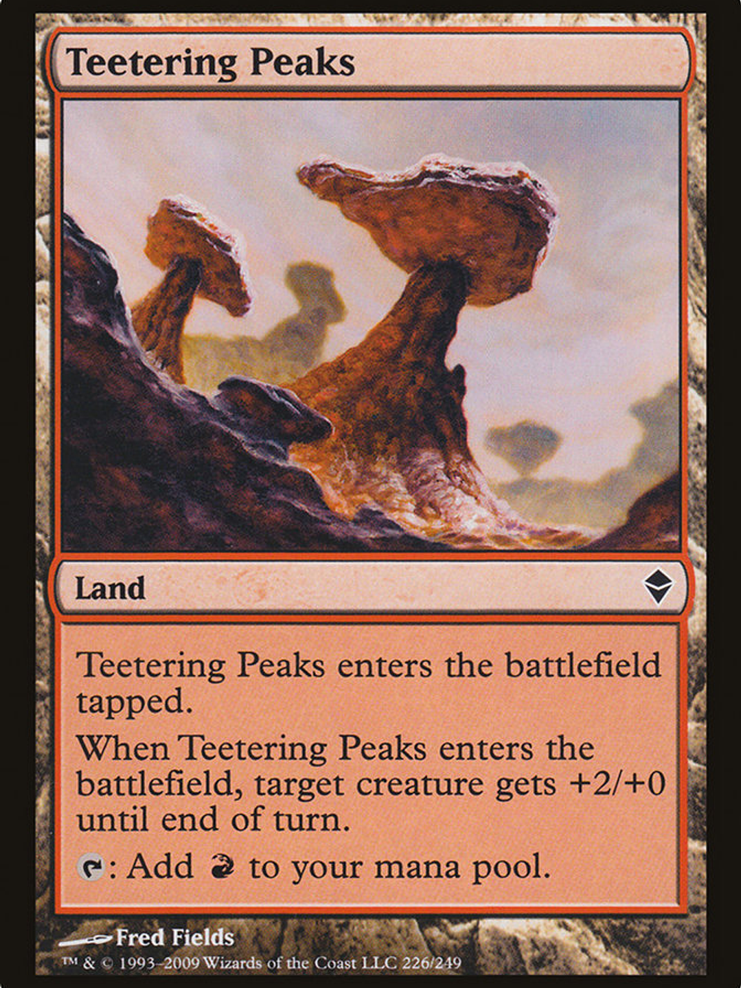 Teetering Peaks (Zendikar) 1