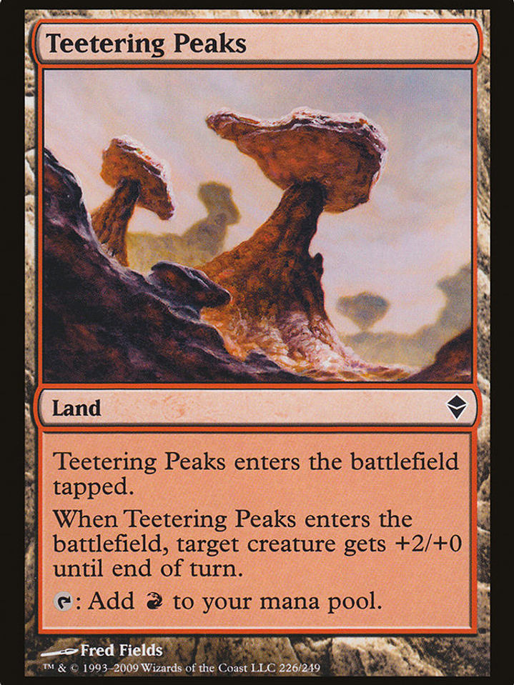 Teetering Peaks (Zendikar) 1