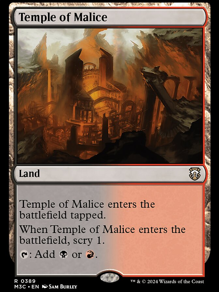 Temple of Malice (Modern Horizons 3 Commander) 1