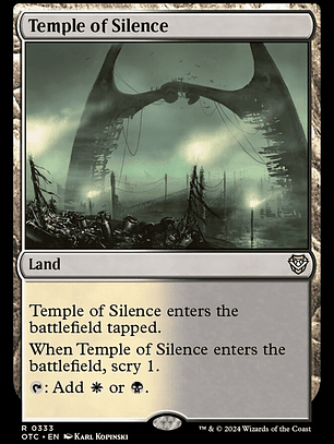Temple of Silence (Outlaws of Thunder Junction Commander)