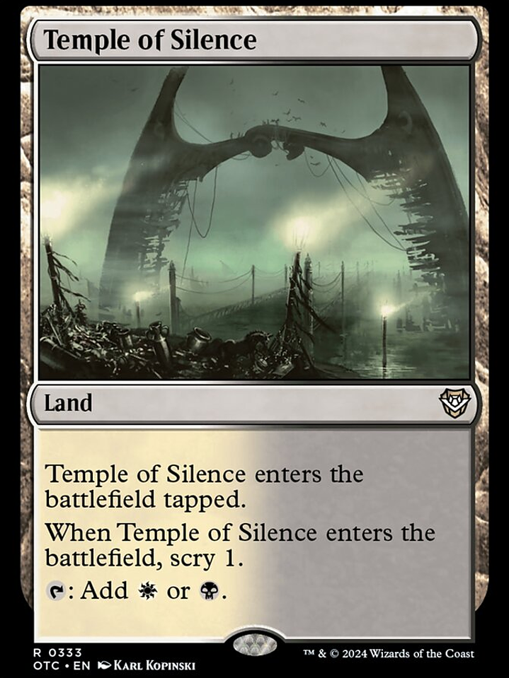 Temple of Silence (Outlaws of Thunder Junction Commander) 1