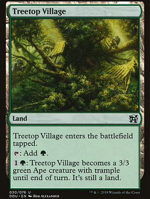 Treetop Village (Duel Decks: Elves vs. Inventors)