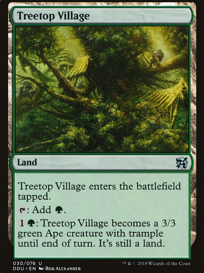 Treetop Village (Duel Decks: Elves vs. Inventors) 1